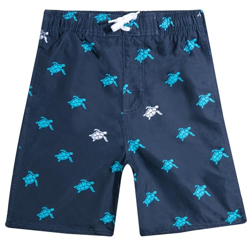 Image of Kanu Surf Boys' Terrapin Turtle Quick Dry Beach Board Shorts Swim Trunk
