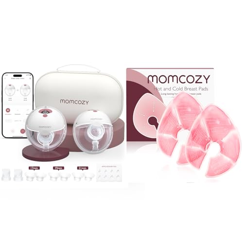 Momcozy M5 tire-lait sans fil portable compact et compresse thérapie sein