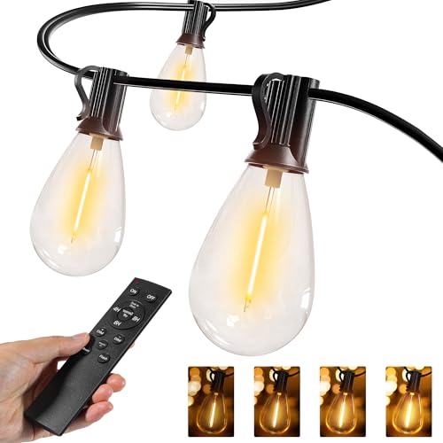 Ollny S11 50FT Outdoor String Lights with Remote, 3...
