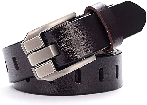 Mujeres suaves PU Cinturón de cuero Hollow Out Metal Pin Hebilla Cinturón Pantalones vaqueros para las mujeres Cinturones de moda Cinturón de moda Mujeres para vestido Jeans Pantalones cortos de