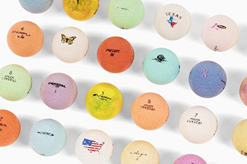 Clean Green Golf Balls Crystal Recycled & Used Golf Balls. Great Recycled Golf Balls - includes Various Brands Like Volvik Golf Balls and More - Used Color Golf Balls & Ladies Golf Balls - Image 5