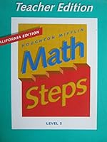Mathsteps Grade 5 California Teacher Edition 0395982987 Book Cover