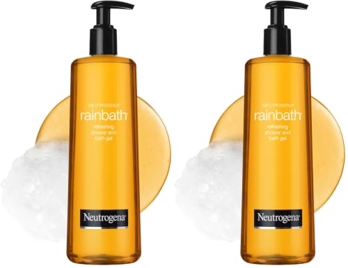 Image of Neutrogena Rainbath Cleansing Shower Gel, Daily Moisturizing Body Wash Cleanser & Shaving Gel for Men & Women, Rinsing Creamy Lather for Softer & Smoother Skin, Original Scent, 32 fl. Oz (Pack of 2)