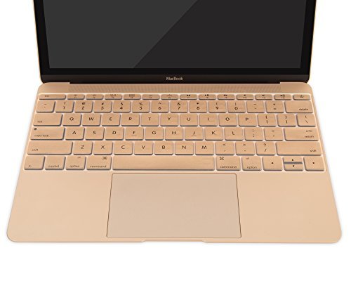 Mosiso Protective Keyboard Cover for New Macbook 12 Inch, Ombre Brown
