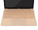 Mosiso Protective Keyboard Skin for Macbook 12 Inch with Retina Display A1534, Gold