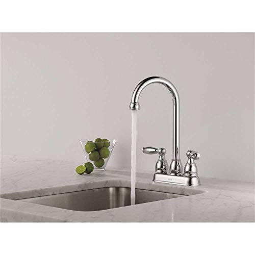 Delta Faucet B28911LF Foundations Two Handle Bar/Prep Faucet, Chrome
