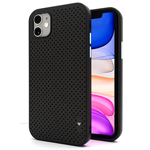 Image of Totem Graphene Case for iPhone 11 | iPhone XR Back Case Cover | 10ft Drop Protection | Heat Dissipation | Non Magsafe (TPU, Black)