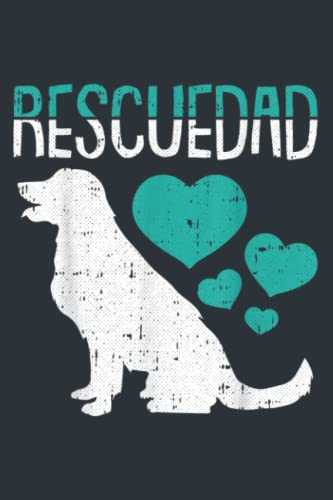 Mens Rescue Dad Labrador Doggie Adoption Dog Daddy Dada Father: - Notebook Planner, moderate size 6x9 inch, Daily Organizer, 120 Pages
