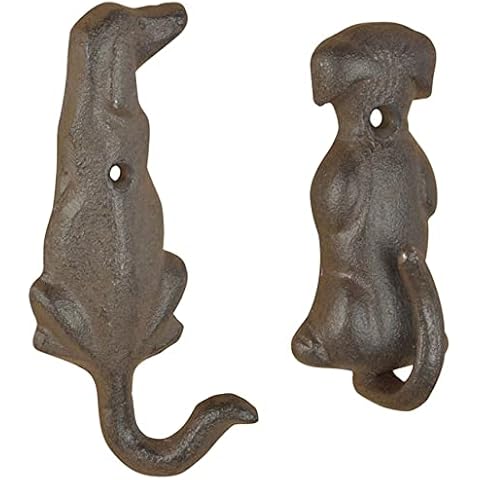 Classic Home Store Cast Iron Dog Tail Hooks Cover