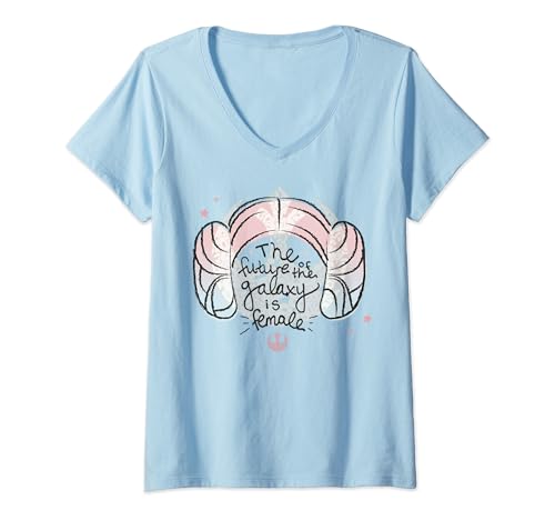 T-shirt Star Wars Leia The Future Is Female pour look décontracté