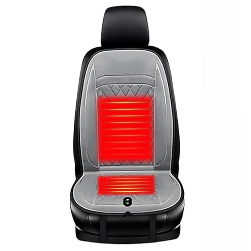 LJLBFB Cojin Asiento Coche para Honda FCX 2008-2014, Cálido Antideslizantes Fundas Asientos Coche Cómodo cojín de Asiento, Accesorios Interior,B-Grey
