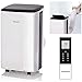 Honeywell 8,000 BTU Compact Portable Air Conditioner with Dehumidifier & Fan, Cools Rooms Up To 350 Sq. Ft, Includes Drain Pan & Insulation Tape, HF8CESWK5, Black/White