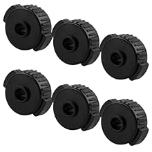 【Package Includes】You will receive a set of 6 cymbal nuts, featuring a quick-release attachment that is conveniently portable. Each nut has an inner diameter of approximately 8 mm and a distance of about 38 mm between the pressing points, making them...