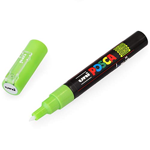Uni POSCA PC-1M Paint Marker Art Pens - 0.7mm - Apple Green - Single Pen