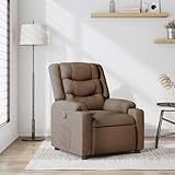 Fasba Relaxsessel Braun Stoff, Relaxsessel TV-Sessel Fernsehsessel für Kino Wohnzimmer Gästebett4019923