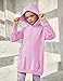 Arshiner Sweatshirts for Girls Fashion Pullover Tops Fall Sweaters & Hoodies 13-14Y Pink