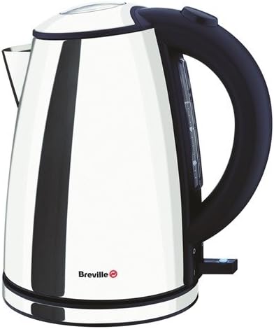 Breville VKJ472 Compact Cordless Jug Kettle Only boil what you need - small capacity allows for more accurate filling resulting in less energy consumption 1.8 Kw 1 Litre capacity Concealed element 360º Rotational base for left and right handed usage - Stainless Steel [Energy Class A+]