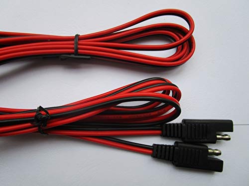 Gimax 5 x SAE to SAE 0.75mm^x2C Red Black Quick Connect Disconnect Weatherproof 200cm