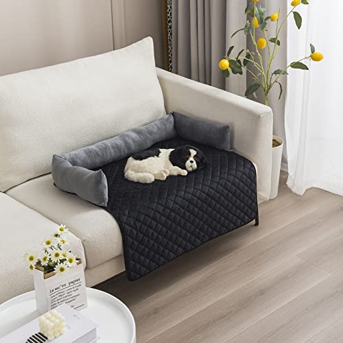 OKYUK Cama para Perro Grande Lavable a Mano, Manta Funda de Sofá, Cesta Super Suave Antideslizante 