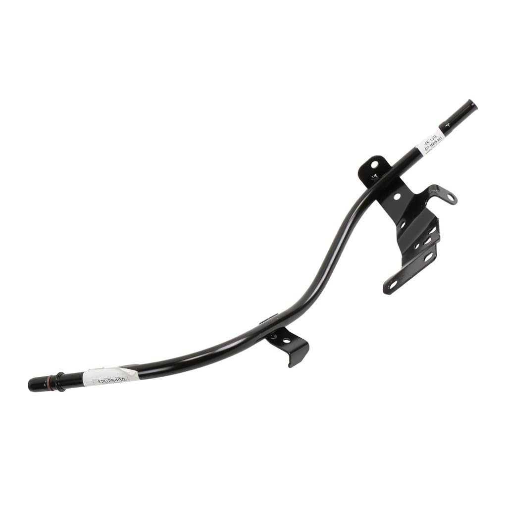 KarParts360 for GMC Terrain 2010-2017 Engine Oil Dipstick Tube | Steel | Black | 1 Piece Packaging | 0.47 Inches Outside Diameter | with Mounting Bracket