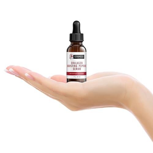 Miniatura 4 de Suero peptídico potenciador de colágeno sintetiza todos los principales tipos de colágeno, mejora la firmeza, suavidad y reduce las arrugas - 1 oz.