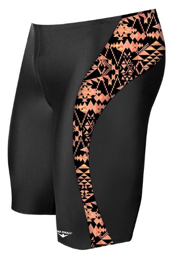 The Finals Boy's Youth Aztec Splice Jammer, Black/Orange, Size 22
