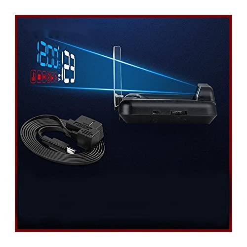 C500 OBD2�~���[���e�f�W�^���Ԃ̃X�s�[�h�v���W�F�N�^�[�̓��ڂ�HUD�w�b�h�A�b�v�f�B�X�v���C�I���{�[�h�R���s���[�^�[�R�����s����(Blue And White)