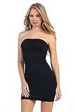 Kurve Women’s Strapless Mini Dress - Sleeveless Bodycon Sexy Stretch Tube Top Slip, UPF 50+ (Made...
