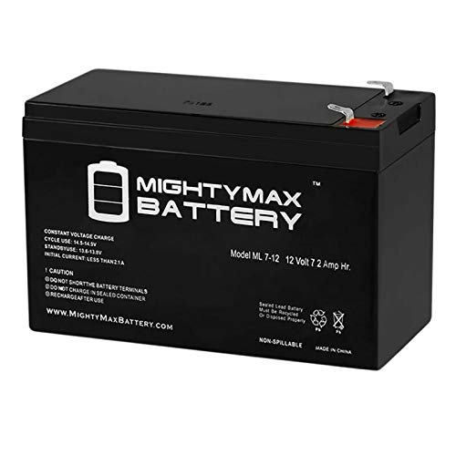 HQMelectronicsparts Supplies for Mighty Max 12V 7.2AH SLA Battery Replaces Playmate Tennis Ball
