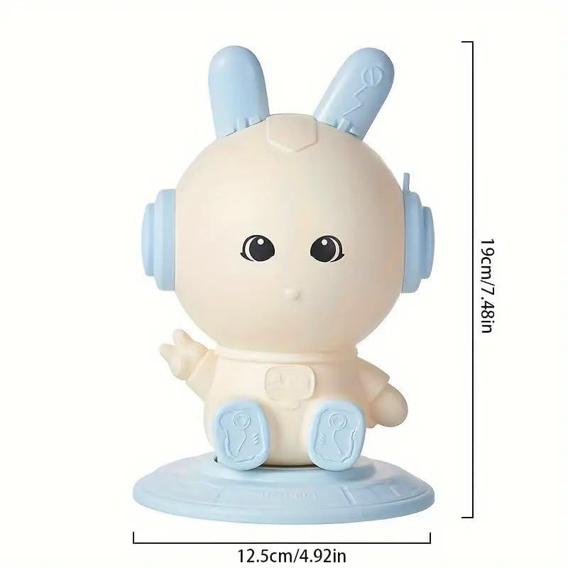 7Seas Creative Rabbit Shape 360 Rotating Desktop Pen & Pencil Holder | office and Study table Stationary Storage Stand | Dressing and Vanity Makeup brush Holder, Living Room Decorative Remote Holder 2