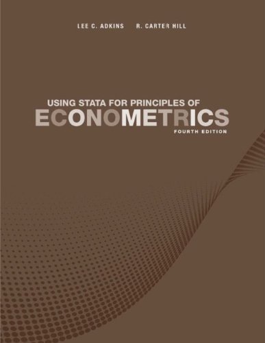 Using Stata for Principles of Econometrics, 4th Edition