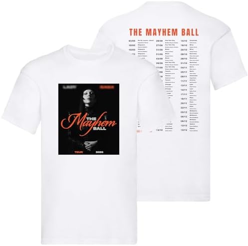 The Mayhem Ball Gaga T-Shirt 2025 World Tour Unisex Music Event
