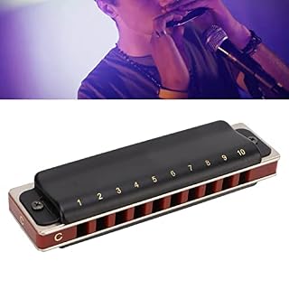 Eulbevoli Orgue à Bouche Harmonica, Prévention du vieillissement Son Plus Complet Harmonica 10 Trous Résistance à la Corrosion Étanche pour Jouer(Le Noir) - Les Beatles, Paul McCartney, John Lennon, RIngo Starr, George Harrison Eulbevoli Orgue à Bouche Harmonica, Prévention du vieillissement Son Plus Complet Harmonica 10 Trous Résistance à la Corrosion Étanche pour Jouer(Le Noir) – Image 3