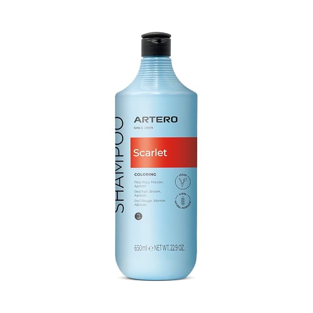 Artero Scarlet. Champú para Perros Intensificador del Color Natural para Pelajes Rojos, Marrones y Chocolate