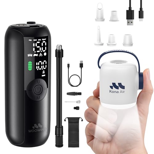 Gonfleur de pneus 150PSI et pompe électrique 200L/min Woowind LP1 Kona Air