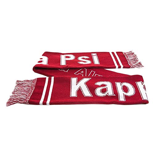 Greekgear Kappa Alpha Psi Fraternity Knit Scarf Red/White