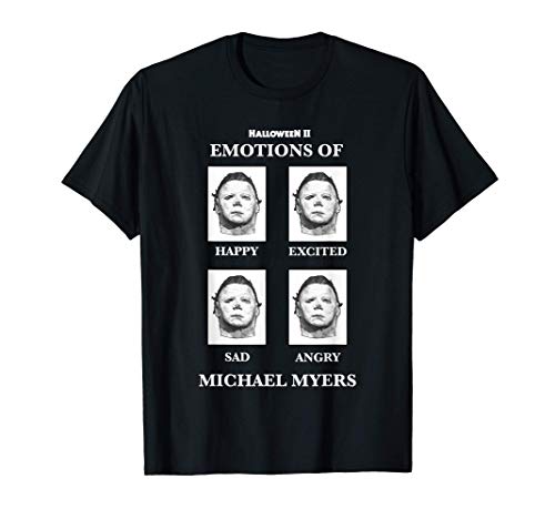 Halloween 2 Emotions Of Michael Myers Camiseta
