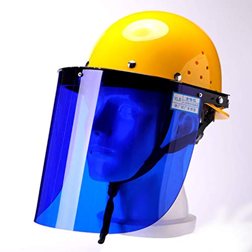Preisvergleich Produktbild FHS Hochtemperaturbeständiger Schutzschirm Transparente Abdeckung Schweißen Schweißen Wärmeisolierung Anti-Spritzschutz-Kopfabdeckung am Kopf