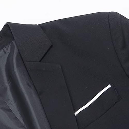 Mens Blazer Jacket One Button Slim Fit Sport Coat for Wedding Prom Party Casual Lightweight Business Suit Jackets3