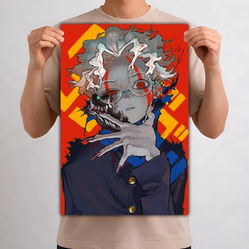Image of Aniculture Dandadan Anime Posters - Pack of 3, A3 Size (30x42 cm), 300 GSM Premium Gloss Finish, Self-Adhesive, Wrinkle-Free Wall Art for Bedroom, Office & Home Decor - Vibrant Anime Prints