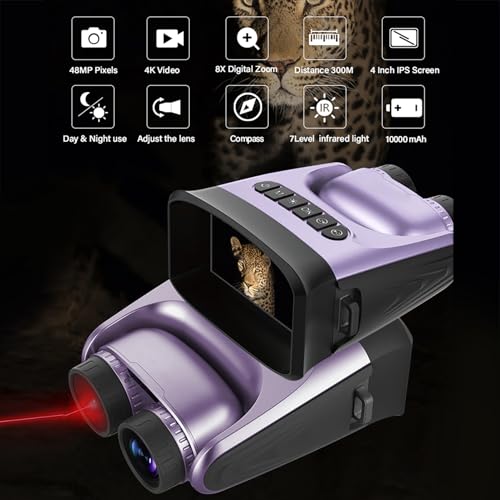 Binoculares 4K con Zoom 15X y Cámara HD 48MP miniatura 2