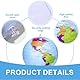 WeddHuis 1 Pcs 16 Zoll Erde Globus Weltkugel aufblasbar Geographie Weltkarte Wasserball aufblasbar für Garten Strand Pool Wissenschaft Geographie Bildung