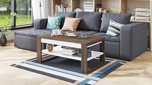 Designimpex Multifunktion Arbeitstisch Nuo Eiche dunkel