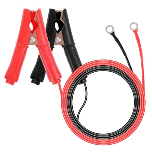 2 Pcs Battery Alligator Clips Booster Jumper Cable 39 inches Automotive Battery Jumper Cables 50A Alligator Clips Booster Jumper Cable for Car Battery Charging Jumper Cable
