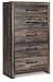 Signature Design Drystan Multi Wood 5-Drawer Chest by Ashley