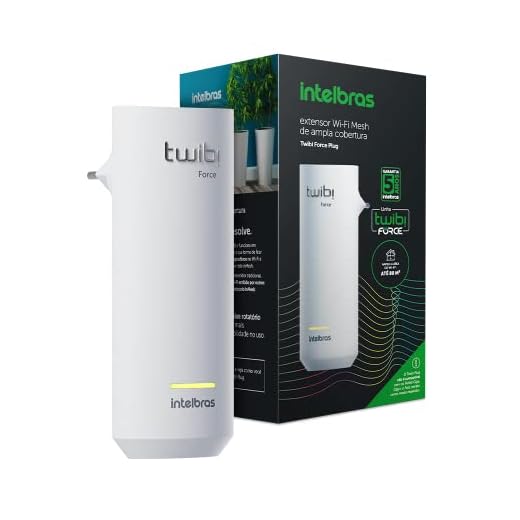 Repetidor Mesh Wi-fi 5 Dual Band Twibi Force Plug Branco Intelbras