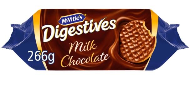 Galletas digestivas de chocolate con leche de 266 g (paquete de 12) 'A symphony of Flavors' cesta de regalo sabrosa y retorcida para cumpleaños, Navidad, Pascua, Año Nuevo