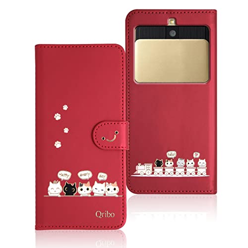 Qribo Basio3 KYV43 �P�[�X �蒠�^ Basio3 �P�[�X �蒠�^ �x�C�V�I3 �P�[�X �V���v���Ȃ̂ɉ����f�U�C�� �G���{�X���H�L�� ���ꂵ���C���� 5.0�C���`�Ή� �x�C�V�I3 KYV43 �P�[�X ���Z�� KYV43 �J�o�[ ���Z�� B