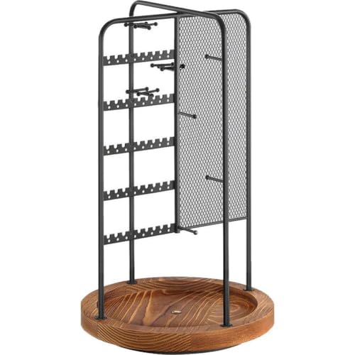 Présentoir de bijoux rotatif 360 multi-couches pour bagues - 2