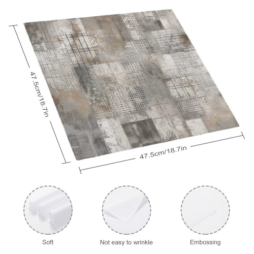 Servilletas de Tela Cuadradas 47.5 cm Pack 4 miniatura 2